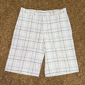 Nike Light Blue Checkered Men's Shorts